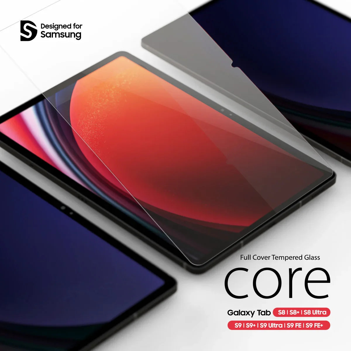 Araree Front Core Glass For Tab S9FE / S8 / S9- Clear - Tashqila Araree Front Core Glass For Tab S9FE / S8 / S9- Clear - Tashqila